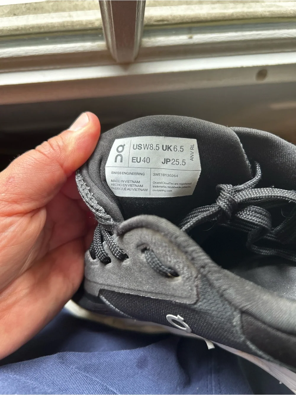 On Running Cloudrunner 2 Women’s Sneakers — Black and White